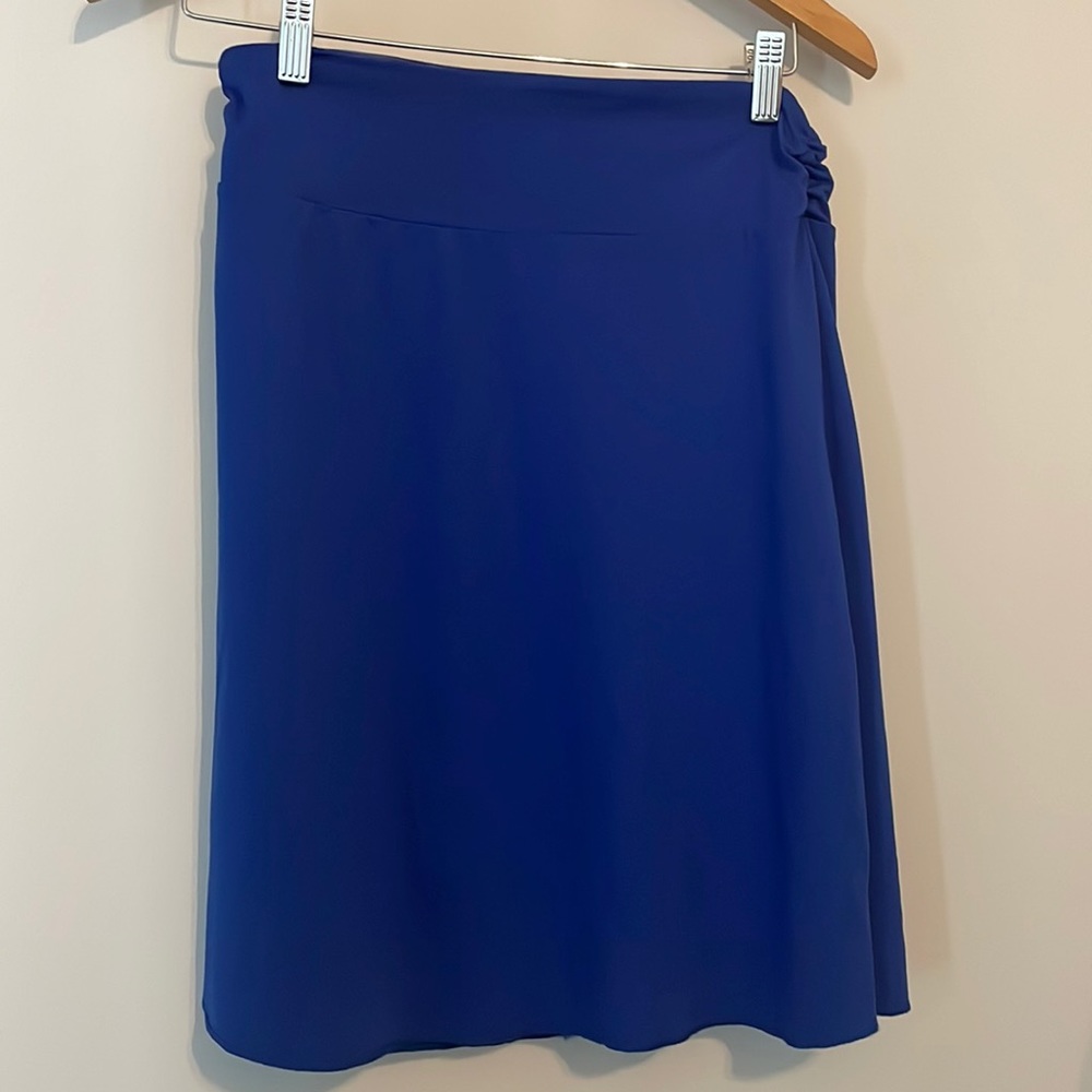 Tranquility by Colorado Clothing Cobalt Paint Reversible Skirt Women Sz S